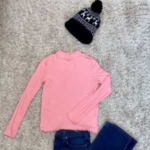 Rose Bud Turtle Neck